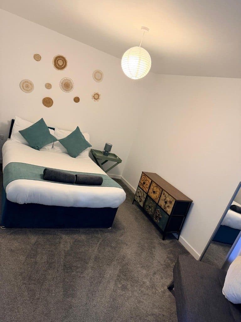 Bedroom staged and cleaned by Saarathi